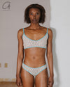 BASERANGE 25 Early Spring French Lace MUSIAL Bra/Panty Series BAS-BRMU-LA-SP25-UNDYED(TURQUOISE) UNDYED BRMU